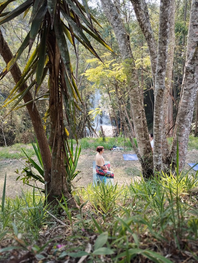 Yoga na natureza com Carina Lucindo